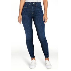 Dark Wash High-Rise Jeggings